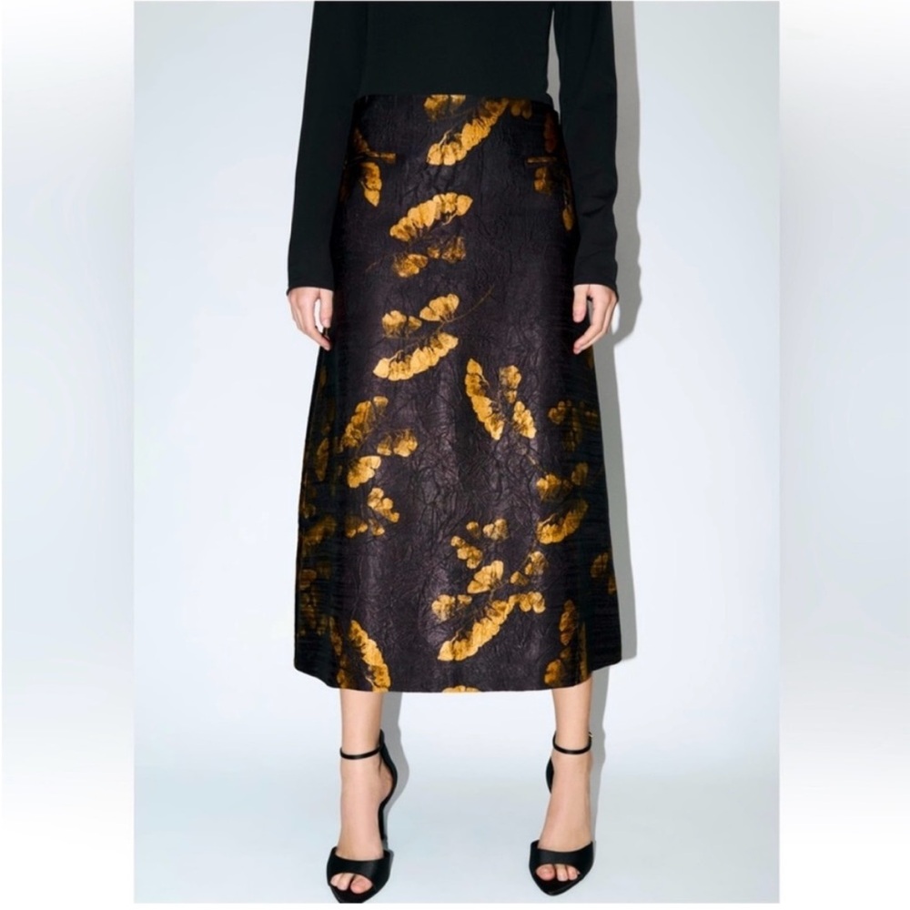 PRINTED SKIRT ZW COLLECTION
MULTICOLORED - Picture 2 of 9